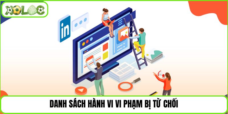 Danh sách hành vi vi phạm bị từ chối